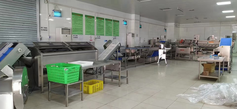 柳州八桂农网农产品批发市场中央厨房建设搭建