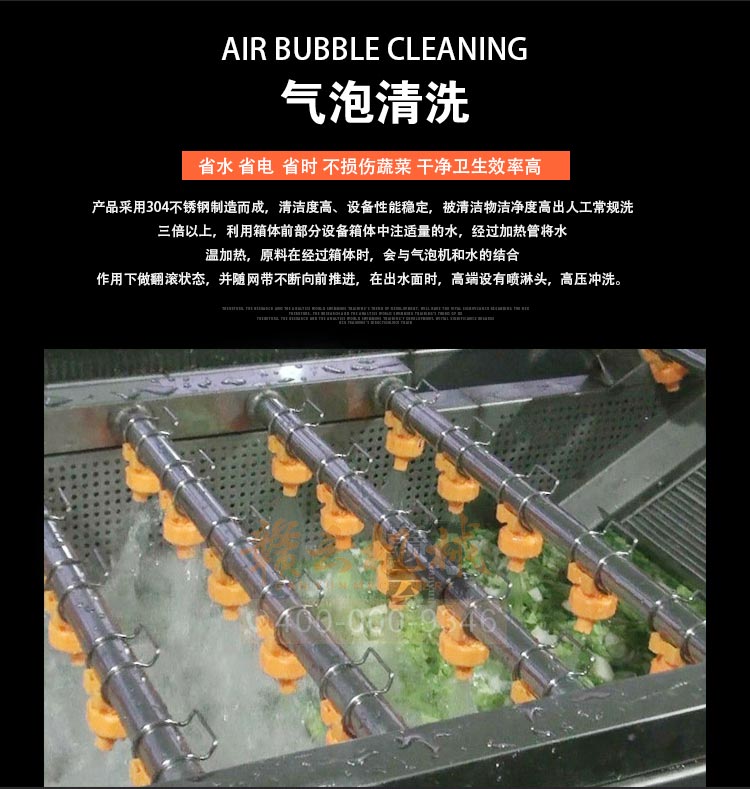 谷纬GW-XC-002气泡洗菜机清洗机(图3)